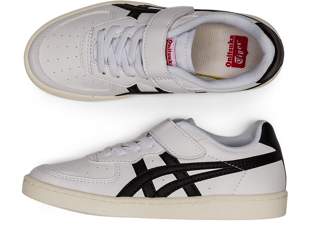 Kids' Onitsuka Tiger Gsm Shoes White/Black | 56029GHMR