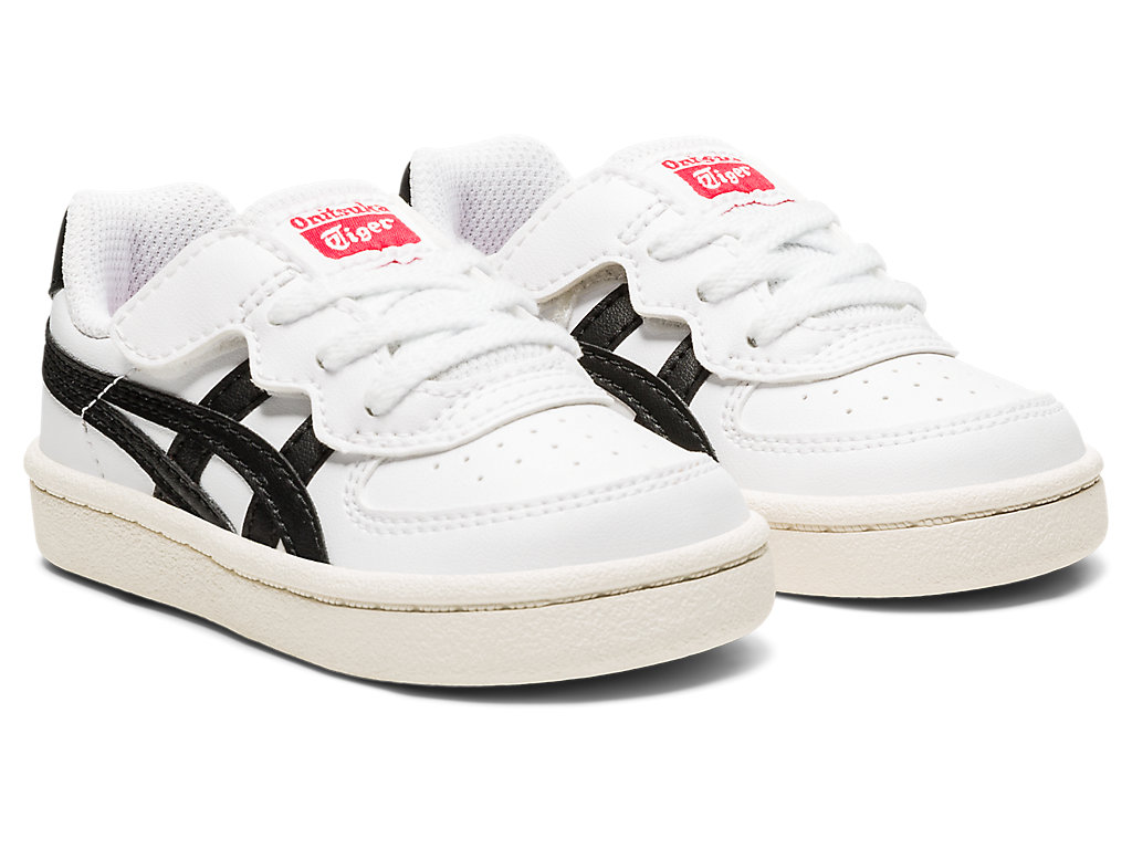 Kids' Onitsuka Tiger Gsm Shoes White/Black | 69287ELWJ