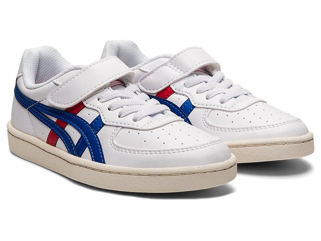 Kids' Onitsuka Tiger Gsm Shoes White/Imperial | 23976SXCO