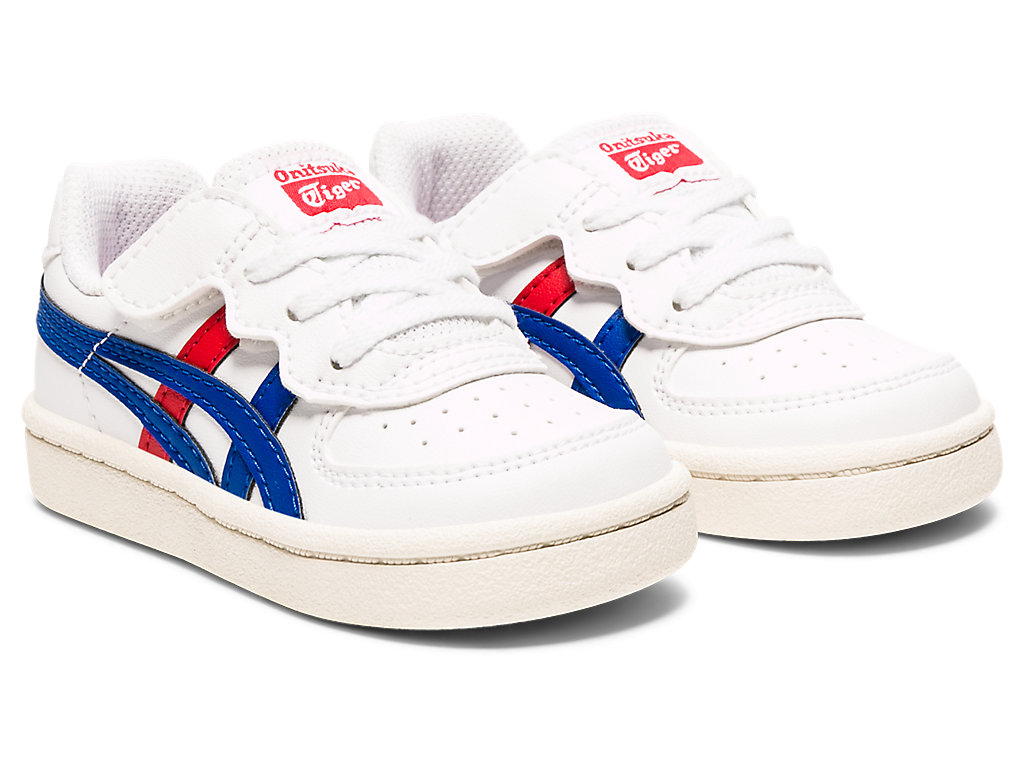 Kids' Onitsuka Tiger Gsm Shoes White/Imperial | 95327KADM