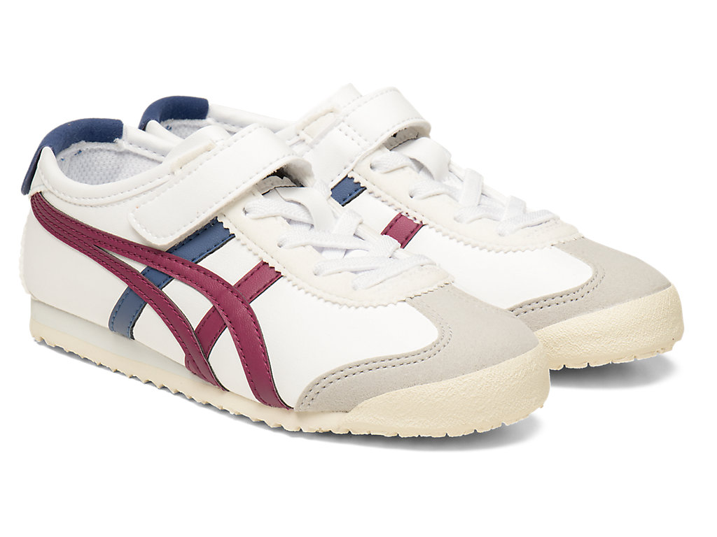 Kids' Onitsuka Tiger Mexico 66 Mexico 66 White/Dried Berry | 38926VRIE