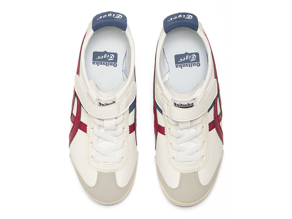 Kids' Onitsuka Tiger Mexico 66 Mexico 66 White/Dried Berry | 38926VRIE