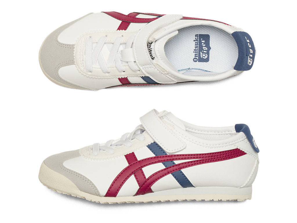 Kids' Onitsuka Tiger Mexico 66 Mexico 66 White/Dried Berry | 38926VRIE