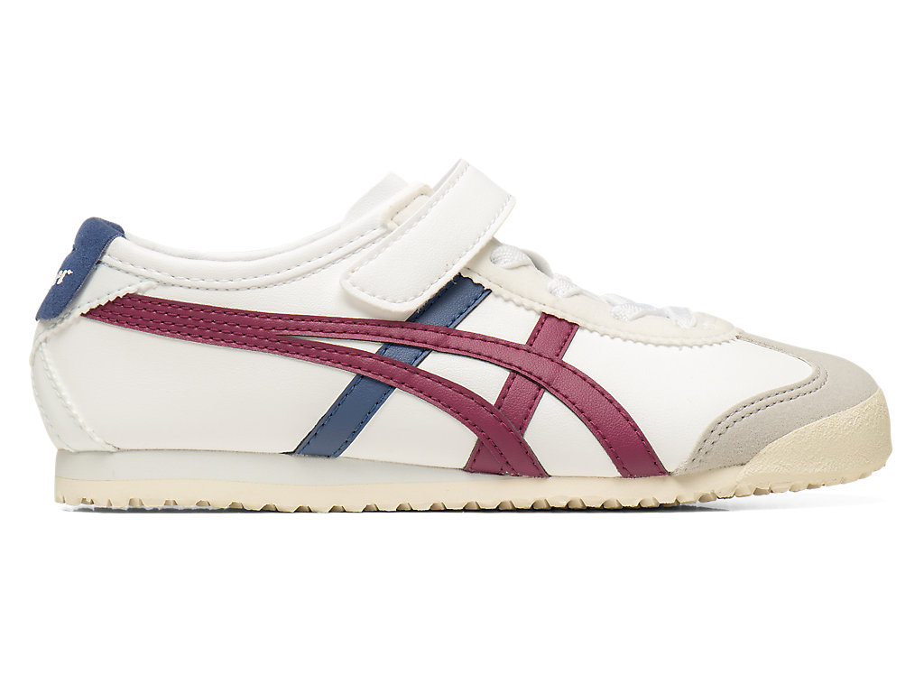 Kids\' Onitsuka Tiger Mexico 66 Mexico 66 White/Dried Berry | 38926VRIE