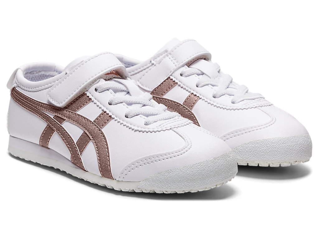 Kids' Onitsuka Tiger Mexico 66 Mexico 66 White/Rose Gold | 73106EOVR