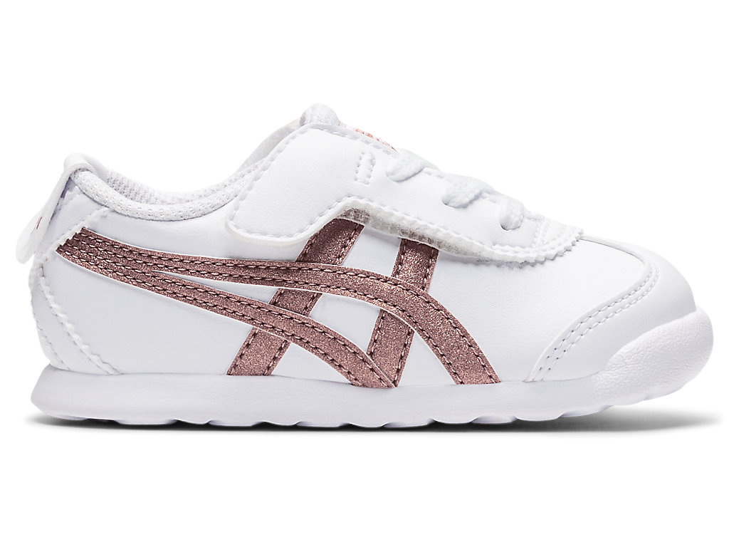 Kids\' Onitsuka Tiger Mexico 66 Mexico 66 White/Rose Gold | 74318GZID