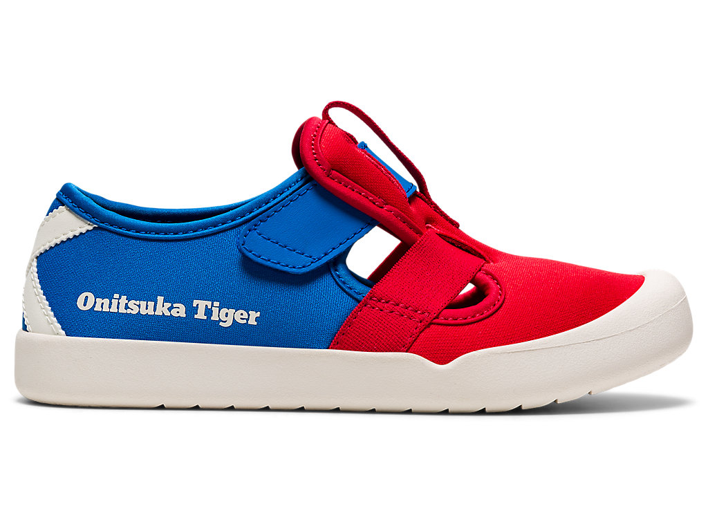 Kids\' Onitsuka Tiger Mexico 66® Sandal Mexico 66 Classic Red/Directoire Blue | 93460LYKS