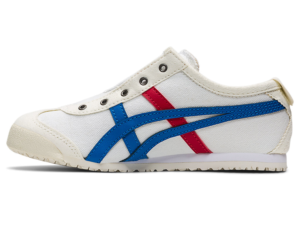 Kids' Onitsuka Tiger Mexico 66® Slip-on Mexico 66 White/Directoire Blue | 28034BQJG