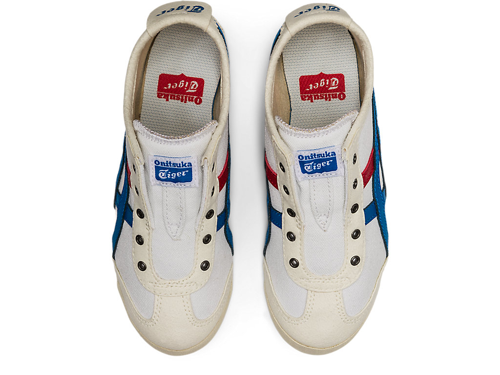 Kids' Onitsuka Tiger Mexico 66® Slip-on Mexico 66 White/Directoire Blue | 28034BQJG