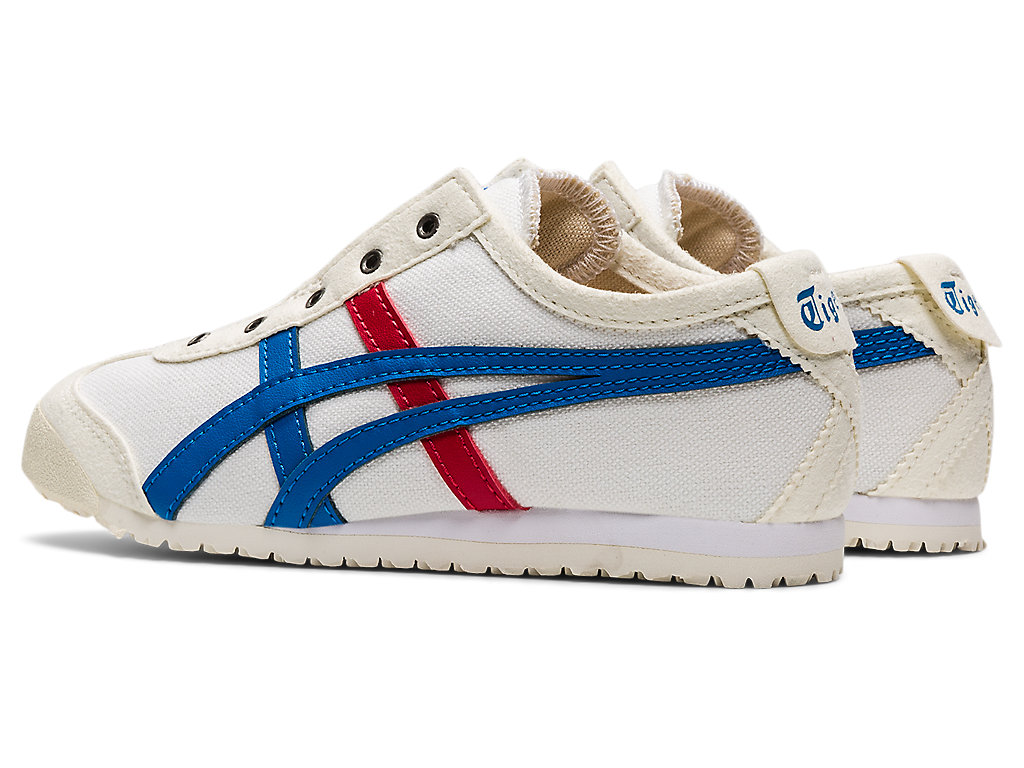 Kids' Onitsuka Tiger Mexico 66® Slip-on Mexico 66 White/Directoire Blue | 28034BQJG