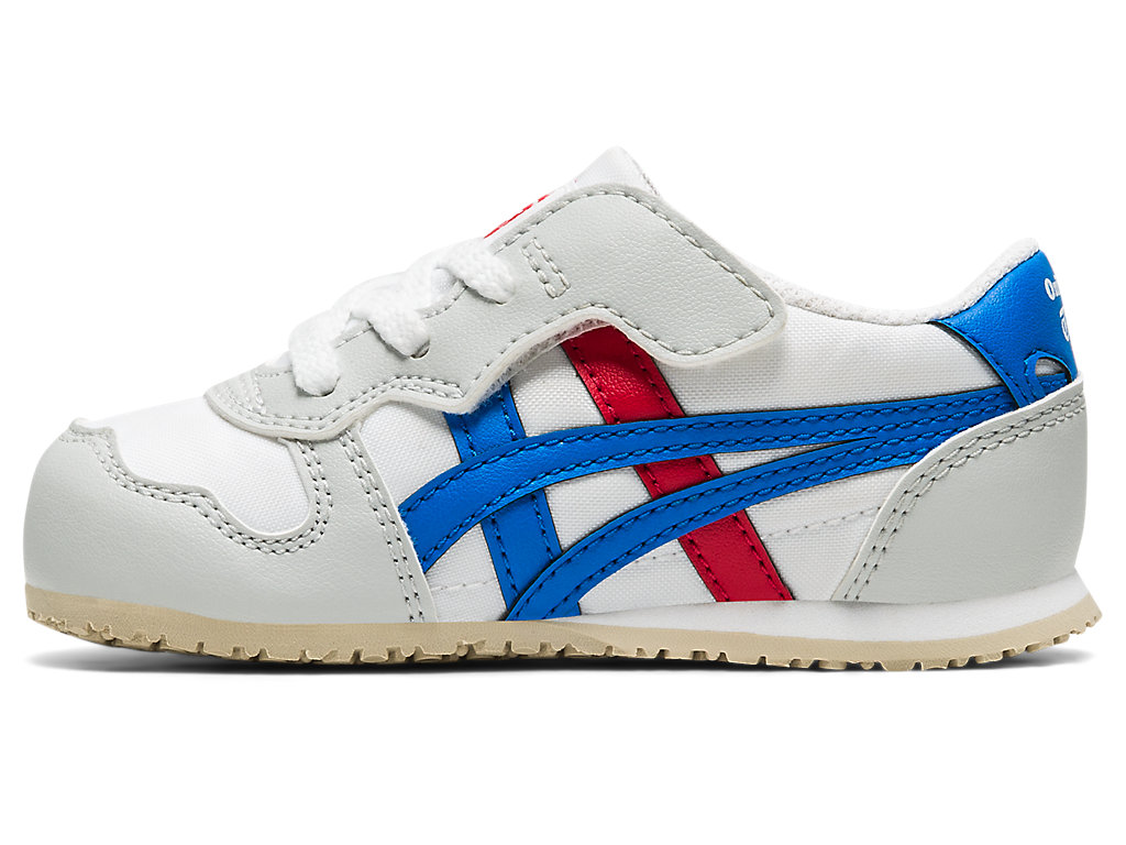 Kids' Onitsuka Tiger Serrano Shoes White/Directoire Blue | 80951HGJB