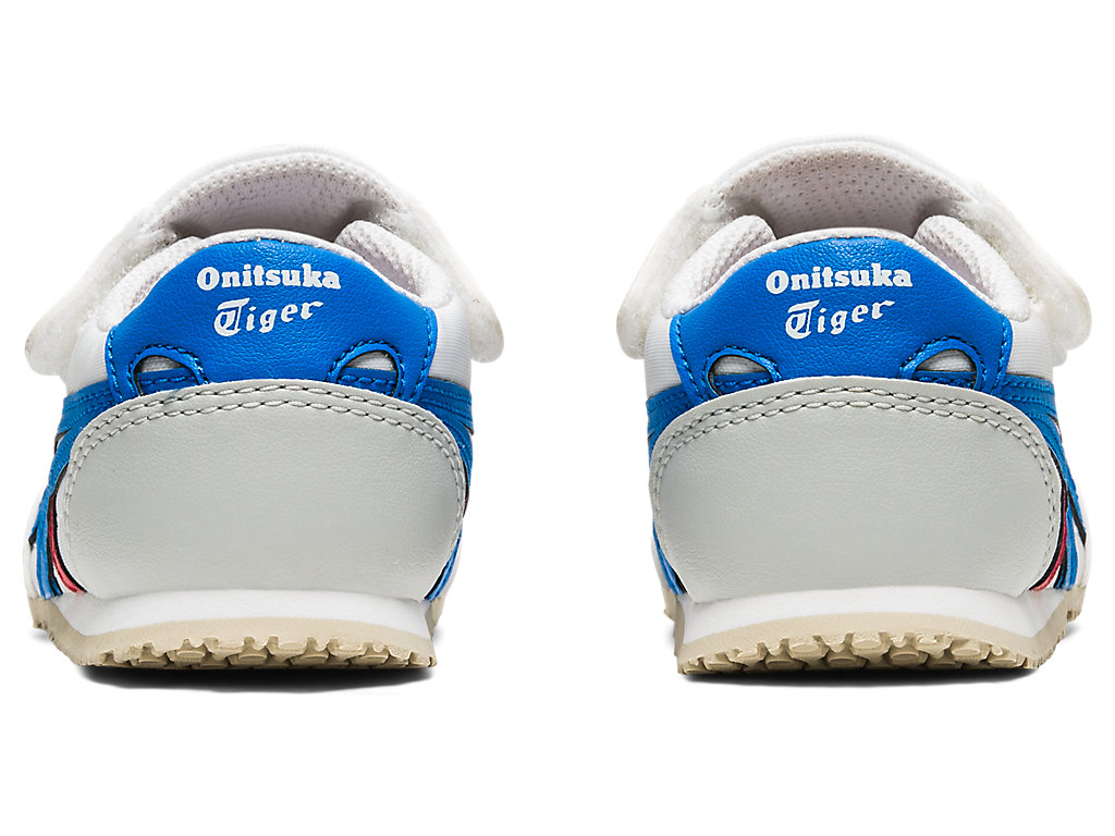 Kids' Onitsuka Tiger Serrano Shoes White/Directoire Blue | 80951HGJB