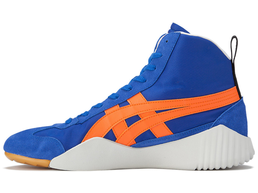 Men's Onitsuka Tiger Acromount Mt Shoes Tuna Blue/Habanero | 31658GRDL