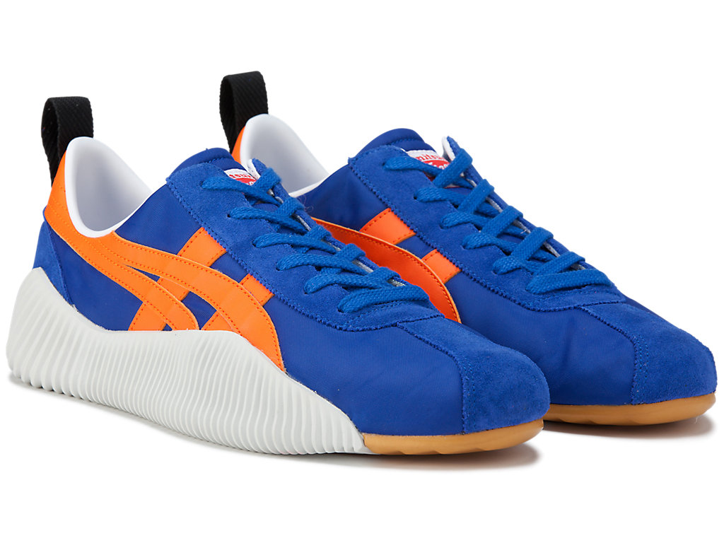 Men's Onitsuka Tiger Acromount Shoes Tuna Blue/Habanero | 81469EPLV