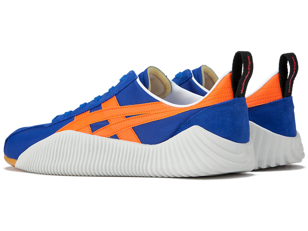 Men's Onitsuka Tiger Acromount Shoes Tuna Blue/Habanero | 81469EPLV