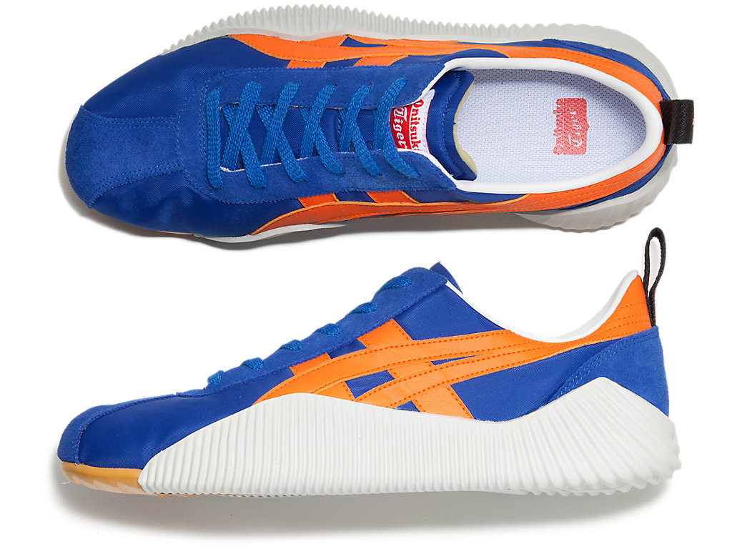 Men's Onitsuka Tiger Acromount Shoes Tuna Blue/Habanero | 81469EPLV