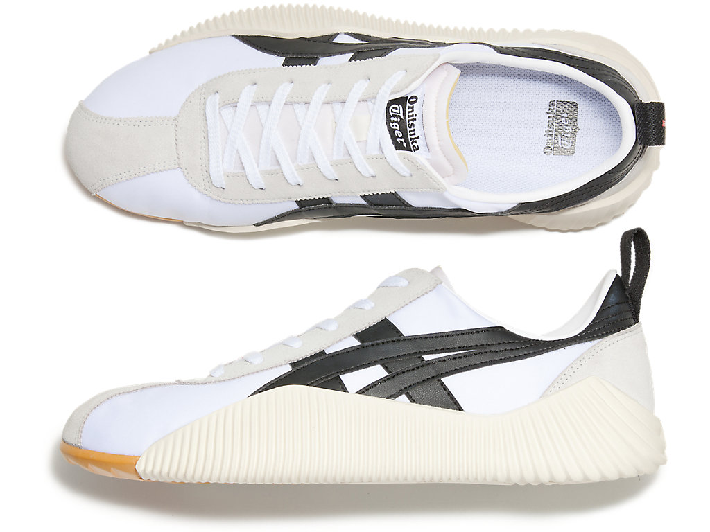 Men's Onitsuka Tiger Acromount Shoes White/Black | 31782DOSA