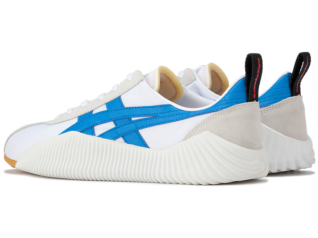 Men's Onitsuka Tiger Acromount Shoes White/Directoire Blue | 59680LPAZ