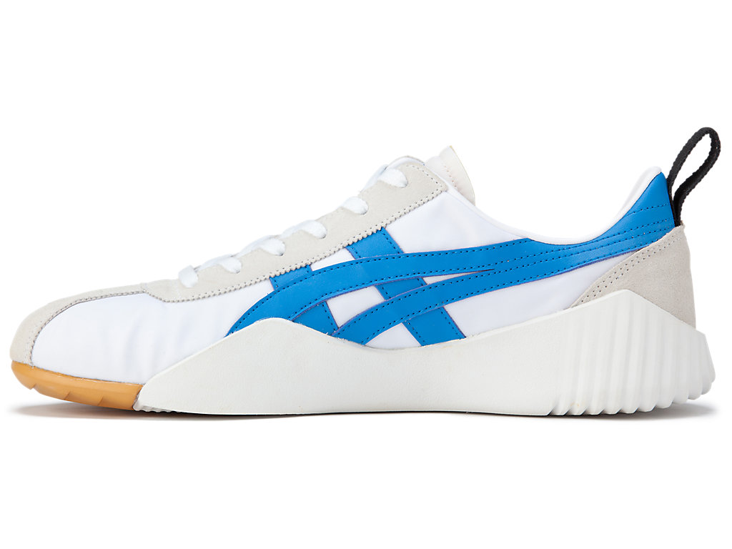 Men's Onitsuka Tiger Acromount Shoes White/Directoire Blue | 59680LPAZ