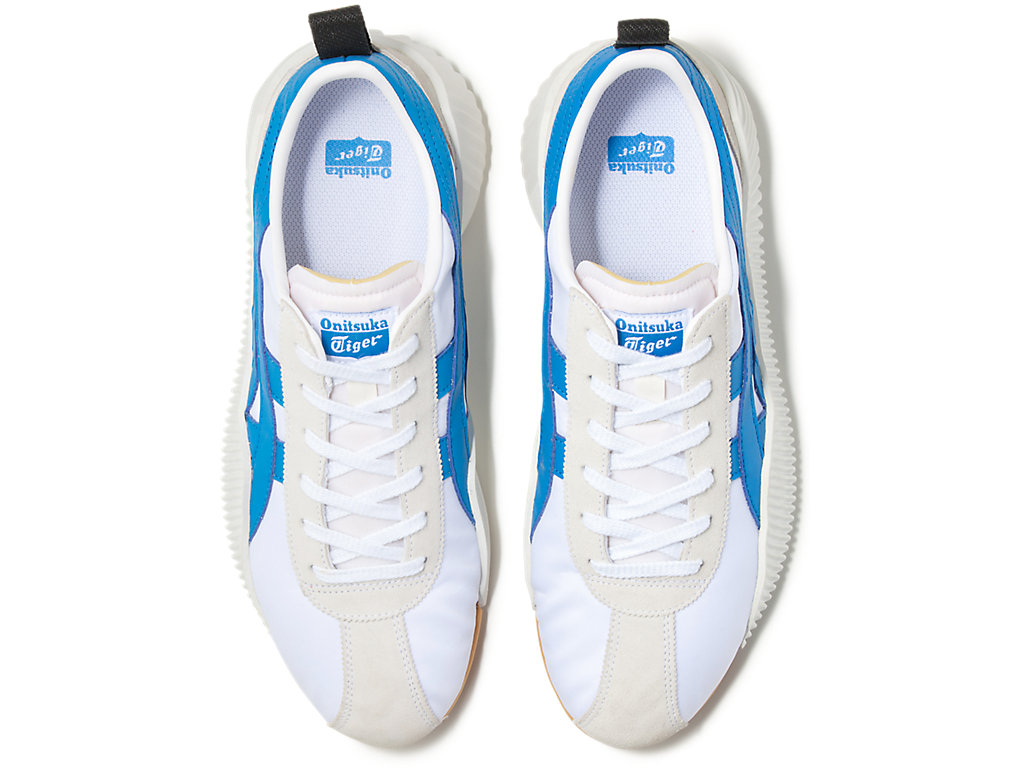 Men's Onitsuka Tiger Acromount Shoes White/Directoire Blue | 59680LPAZ