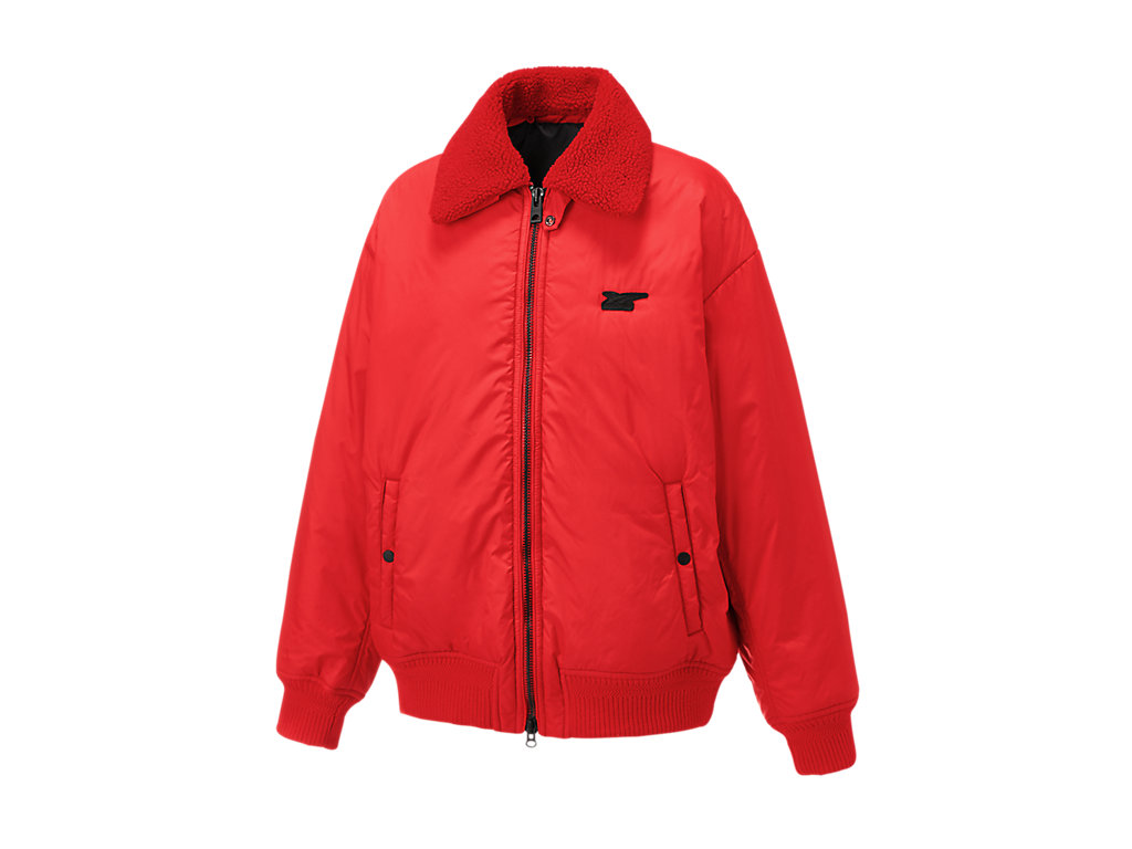 Men's Onitsuka Tiger Blouson Clothing Red | 98375AVXE