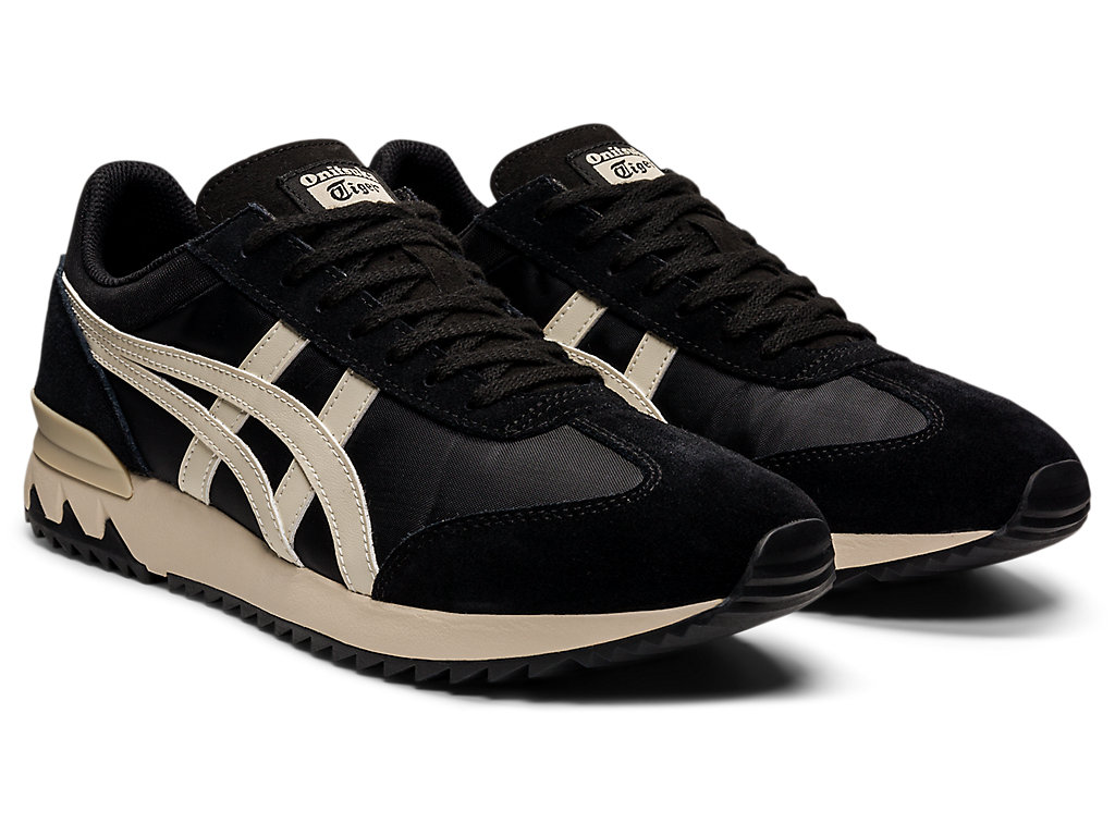 Men's Onitsuka Tiger California 78 Ex Shoes Black/Oatmeal | 93402DZAB