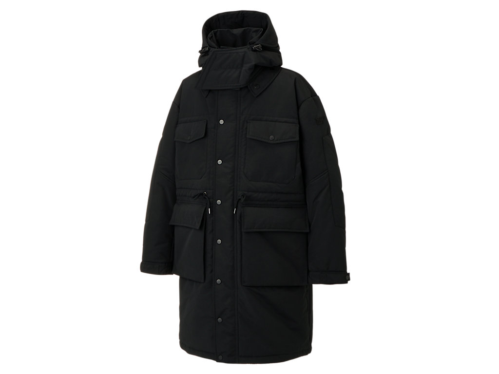 Men's Onitsuka Tiger Coat Clothing Black | 94710CWHB