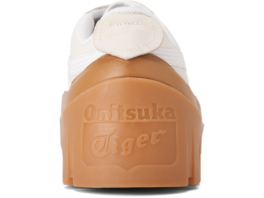 Men's Onitsuka Tiger Delegation Chunk Shoes Cream/White | 61429FQKE