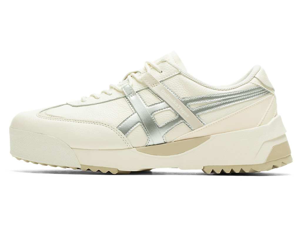 Men's Onitsuka Tiger Delegation Ex Shoes Cream/Pure Silver | 39586HJKV