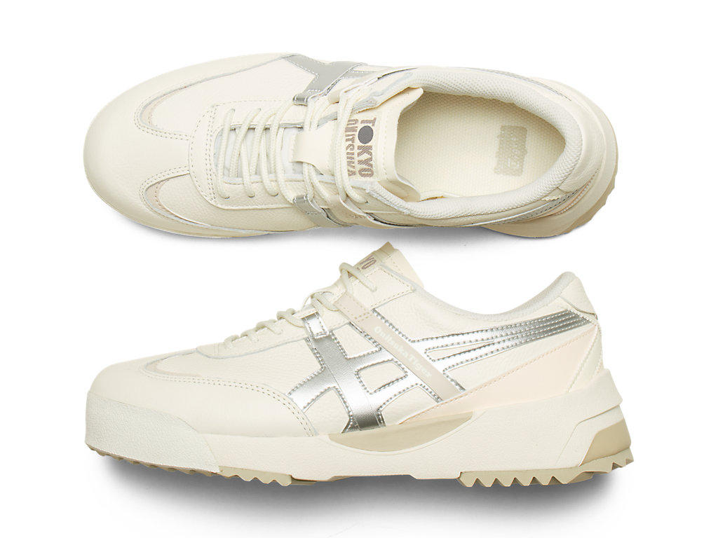 Men's Onitsuka Tiger Delegation Ex Shoes Cream/Pure Silver | 39586HJKV