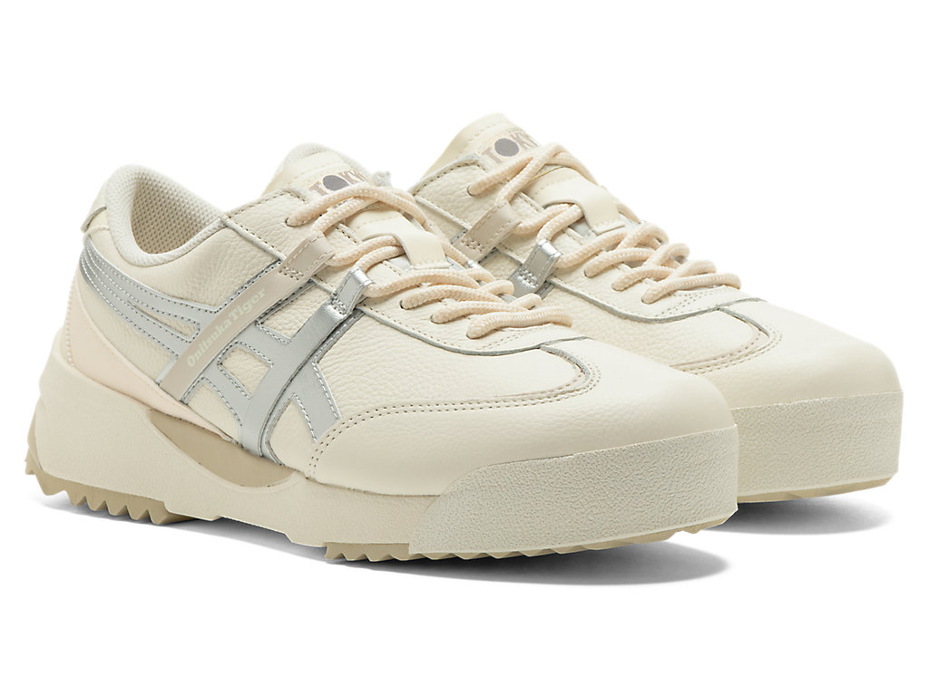 Men's Onitsuka Tiger Delegation Ex Shoes Cream/Pure Silver | 39586HJKV