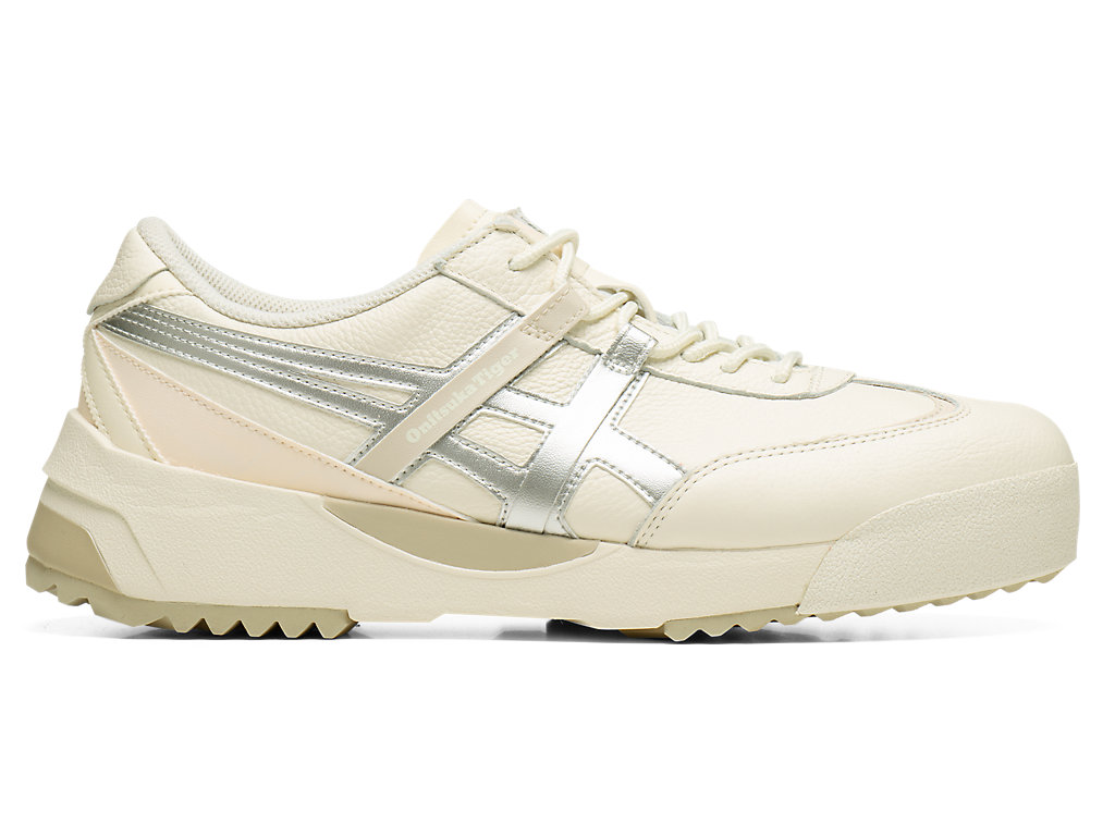 Men\'s Onitsuka Tiger Delegation Ex Shoes Cream/Pure Silver | 39586HJKV