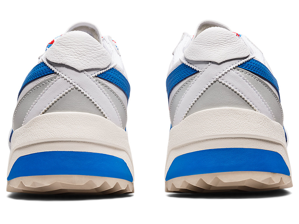 Men's Onitsuka Tiger Delegation Ex Shoes White/Electric Blue | 78169FGSL