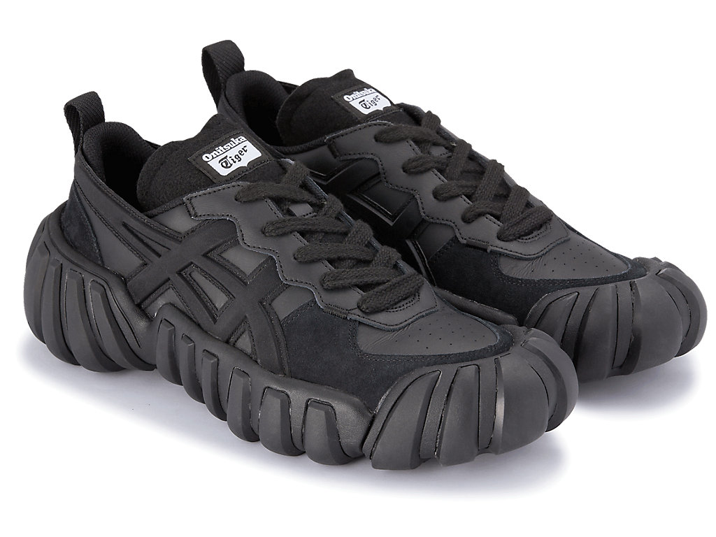 Men's Onitsuka Tiger Dentigre Ls Shoes Black/Black | 07859RFAD