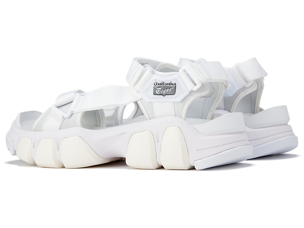 Men's Onitsuka Tiger Dentigre Strap Shoes White/White | 06154ATUV