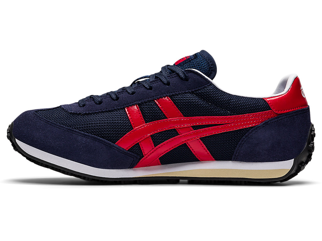 Men's Onitsuka Tiger Edr 78 Shoes Midnight/Classic Red | 73501AMDI