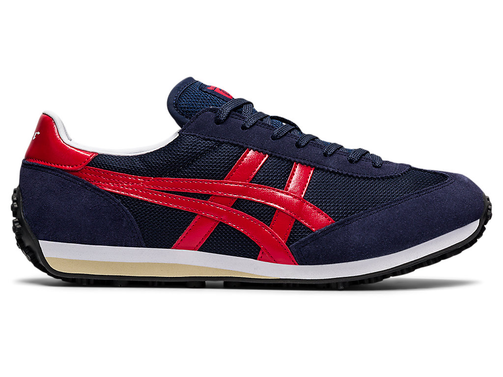 Men\'s Onitsuka Tiger Edr 78 Shoes Midnight/Classic Red | 73501AMDI