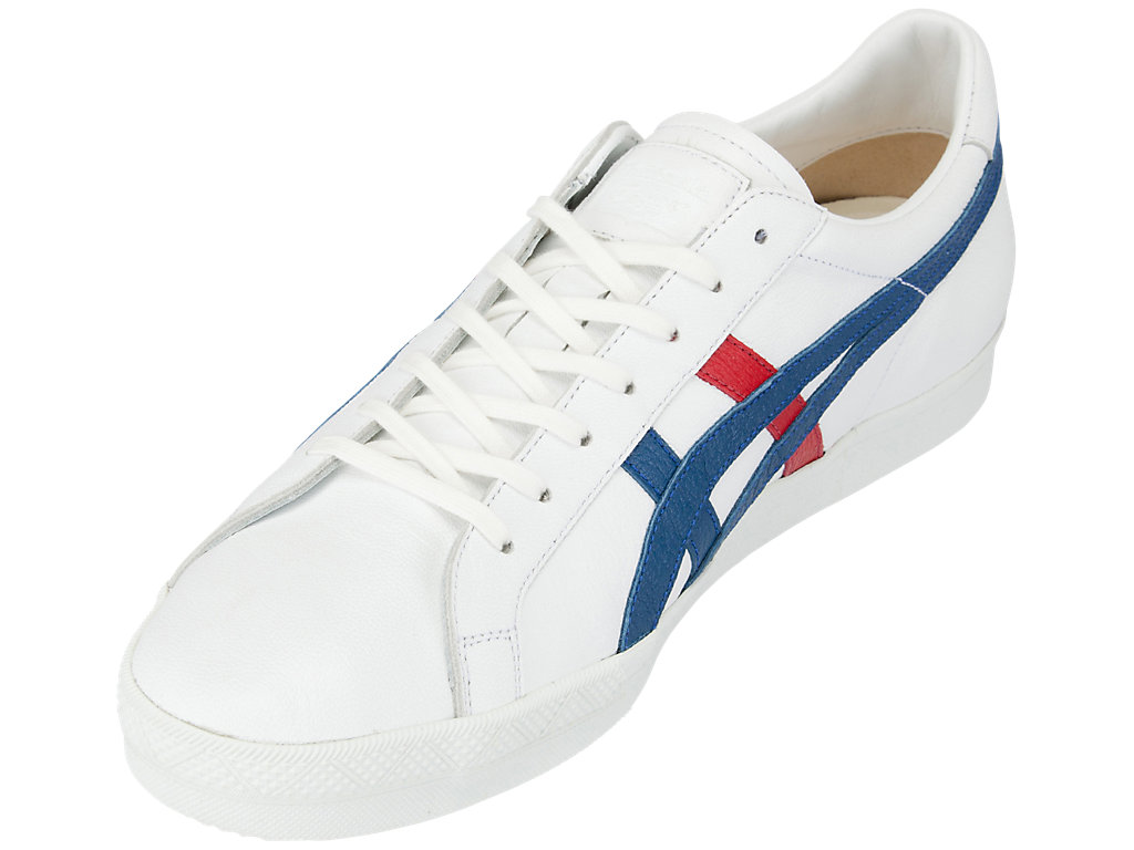 Men's Onitsuka Tiger Fabre Bl-s Deluxe Shoes White/Deluxe Blue | 27915LDPW