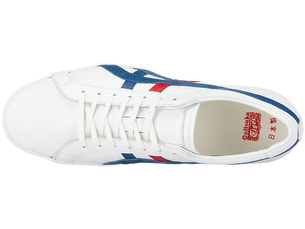 Men's Onitsuka Tiger Fabre Bl-s Deluxe Shoes White/Deluxe Blue | 27915LDPW