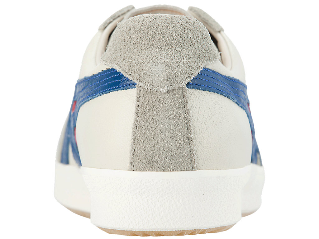 Men's Onitsuka Tiger Fabre Nippon Lo Shoes Cream/Asics Blue | 52769BEOC