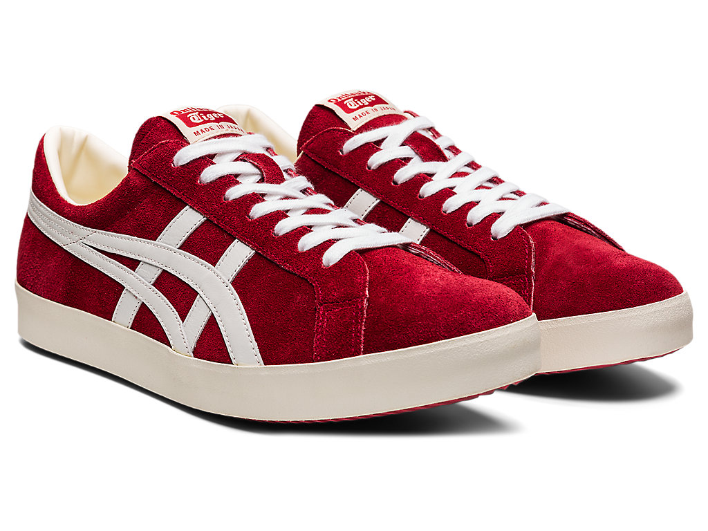 Men's Onitsuka Tiger Fabre Nm Shoes Classic Red/White | 73240REJC