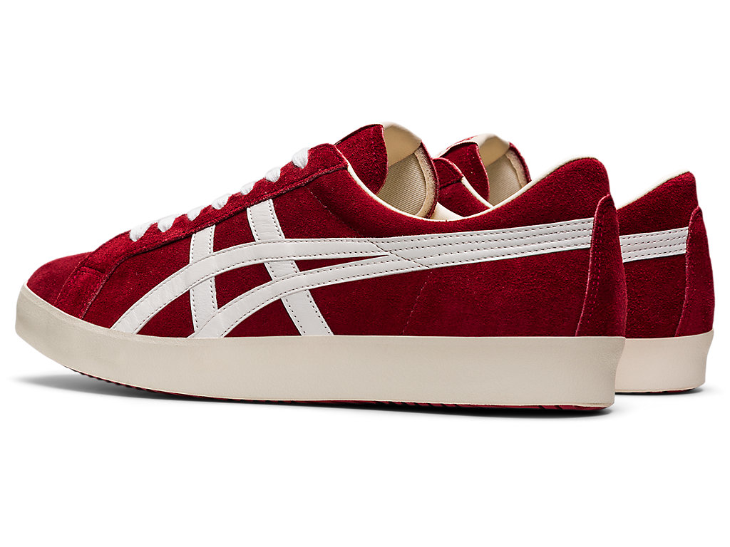 Men's Onitsuka Tiger Fabre Nm Shoes Classic Red/White | 73240REJC