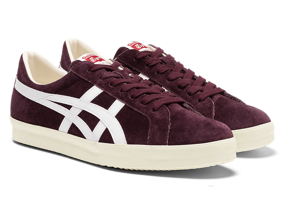 Men's Onitsuka Tiger Fabre Nm Shoes Deep Mars/White | 91035OQDC