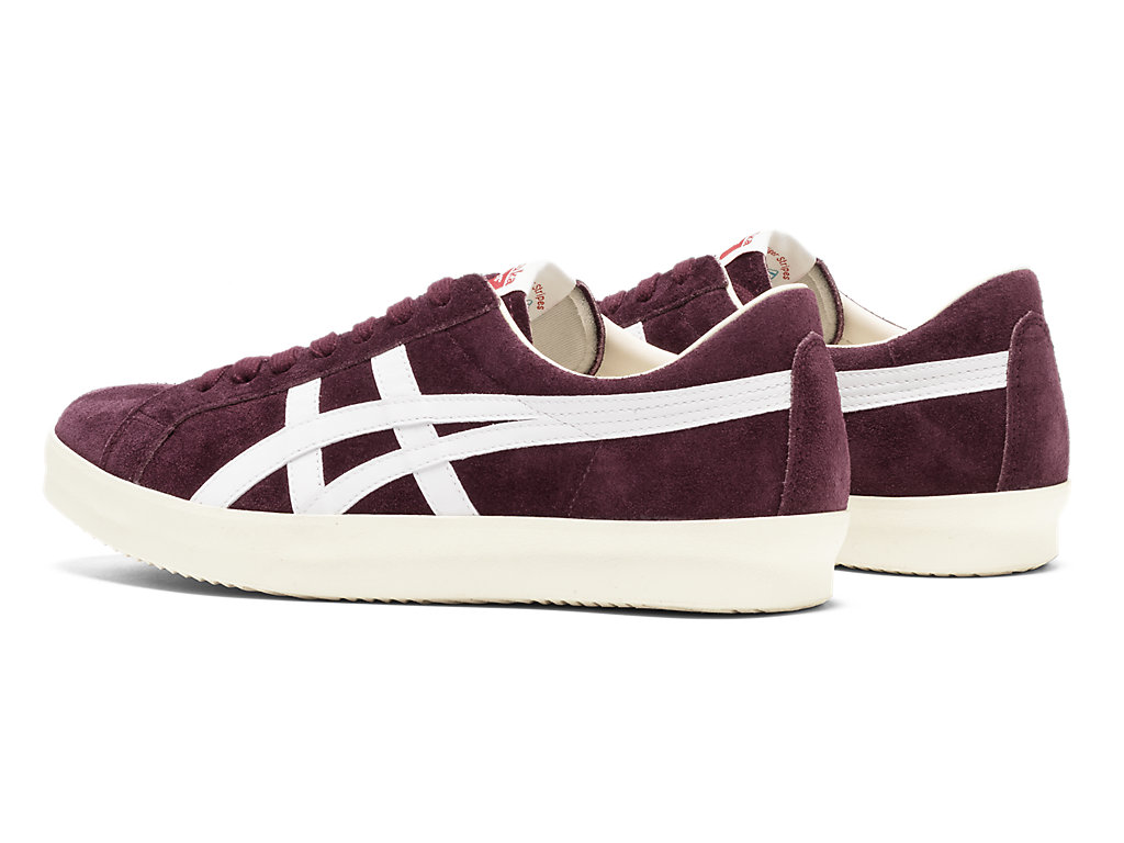 Men's Onitsuka Tiger Fabre Nm Shoes Deep Mars/White | 91035OQDC