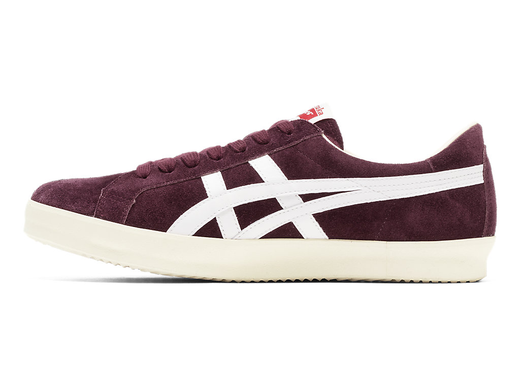 Men's Onitsuka Tiger Fabre Nm Shoes Deep Mars/White | 91035OQDC