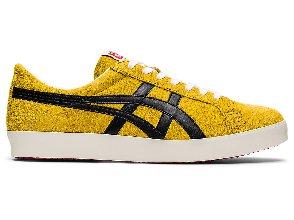 Men\'s Onitsuka Tiger Fabre Nm Shoes Tai Chi Yellow/Black | 09687RLQY