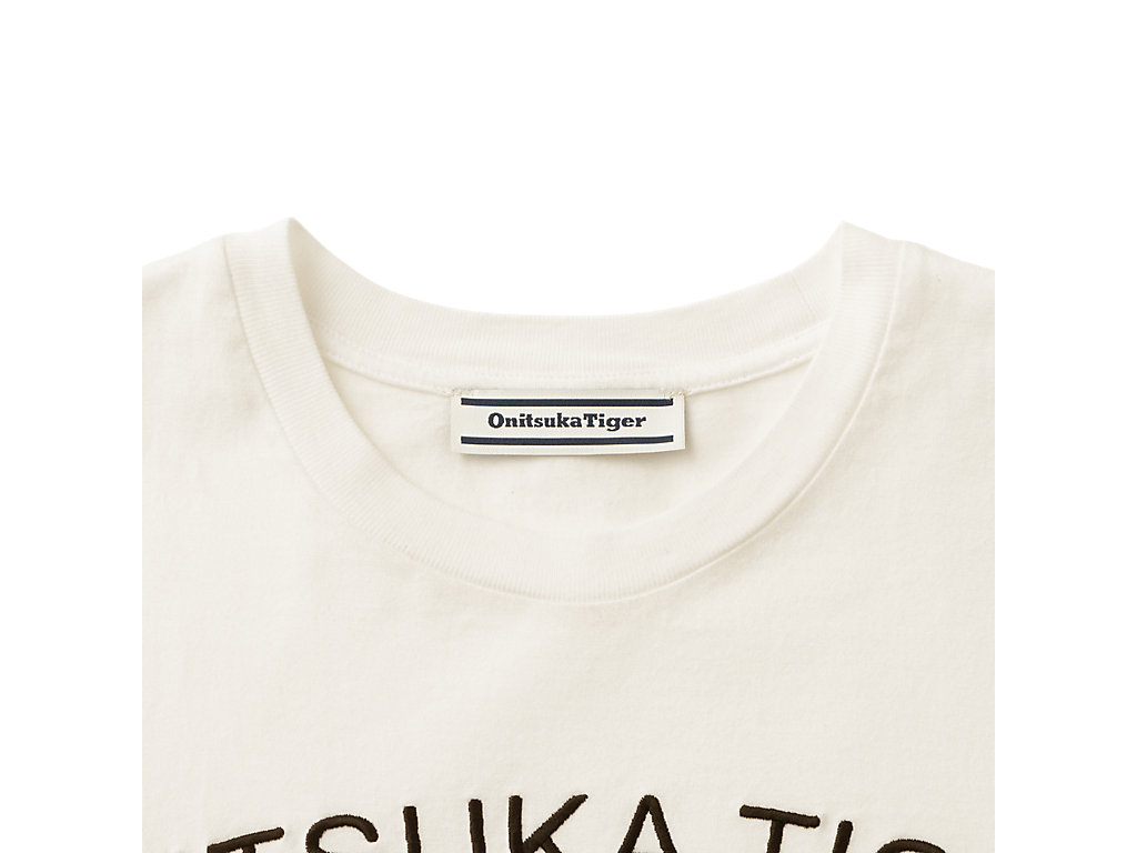 Men's Onitsuka Tiger Graphic Tee Clothing White | 01865PLQU