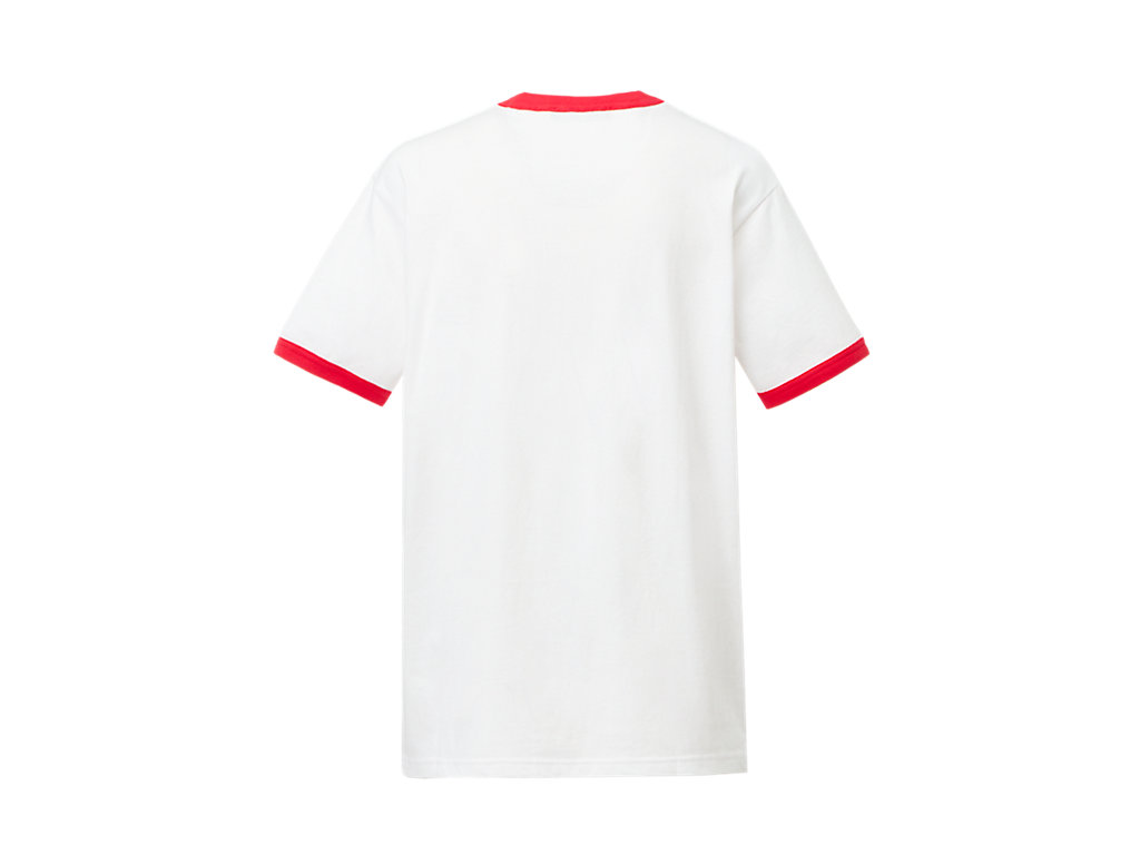 Men's Onitsuka Tiger Graphic Tee Clothing White | 03259SZVT