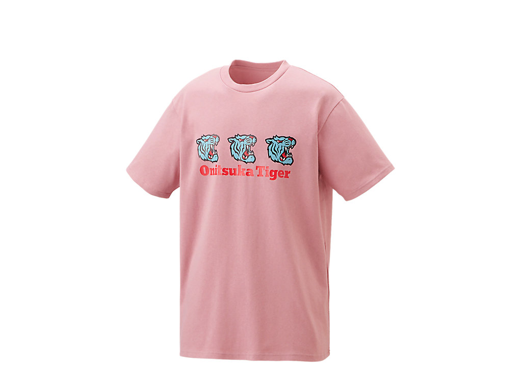 Men's Onitsuka Tiger Graphic Tee Clothing Light Pink | 16205FTVM