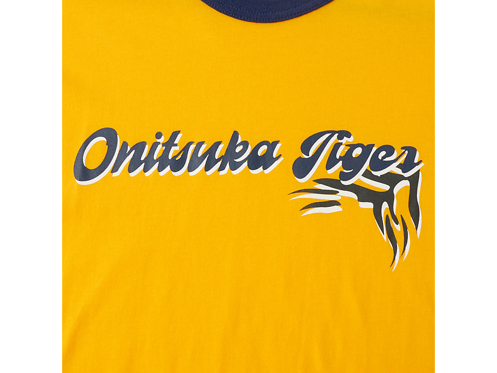 Men's Onitsuka Tiger Graphic Tee Clothing Yellow | 18754YIPH